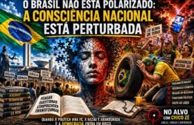 O Brasil não está polarizado na política, a consciência está perturbada.
