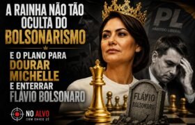 A RAINHA NÃO TÃO OCULTA DO BOLSONARISMO E O PLANO PARA DOURAR MICHELLE E ENTERRAR FLÁVIO BOLSONARO
