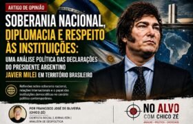 SOBERANIA NACIONAL, DIPLOMACIA E RESPEITO ÀS INSTITUIÇÕES